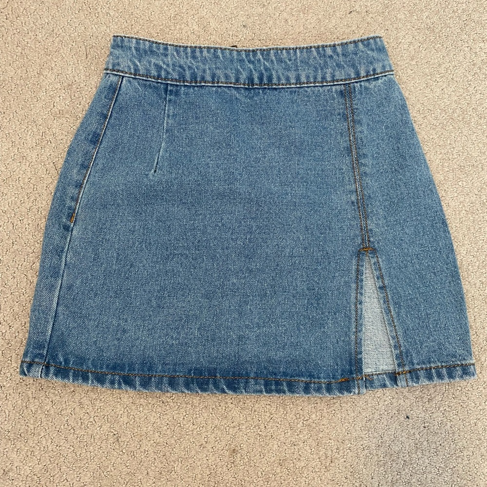 The Lola mini denim skirt